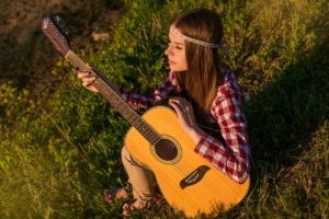guitar and a girl